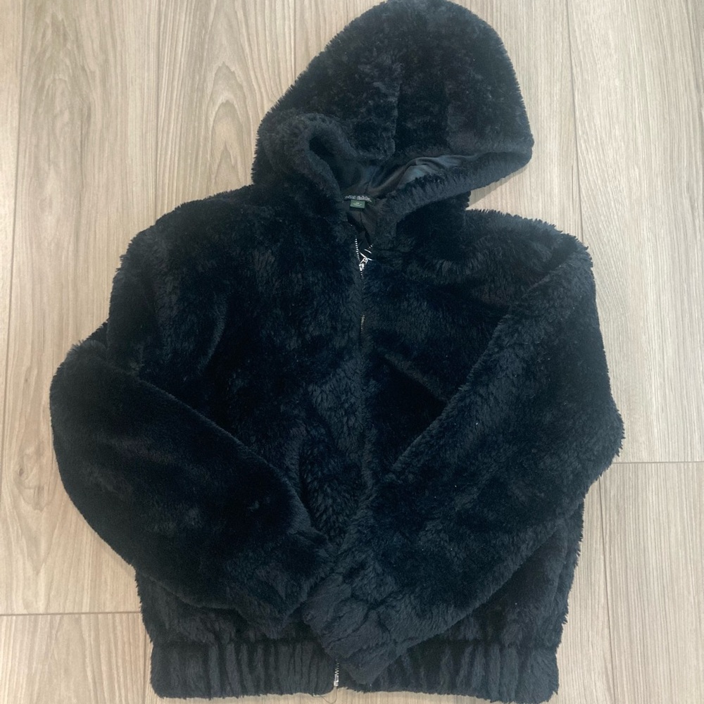 Wild Fable Black Fluffy Jacket